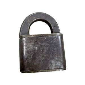 Vintage FRAIM Padlock Lock - No‎ Key